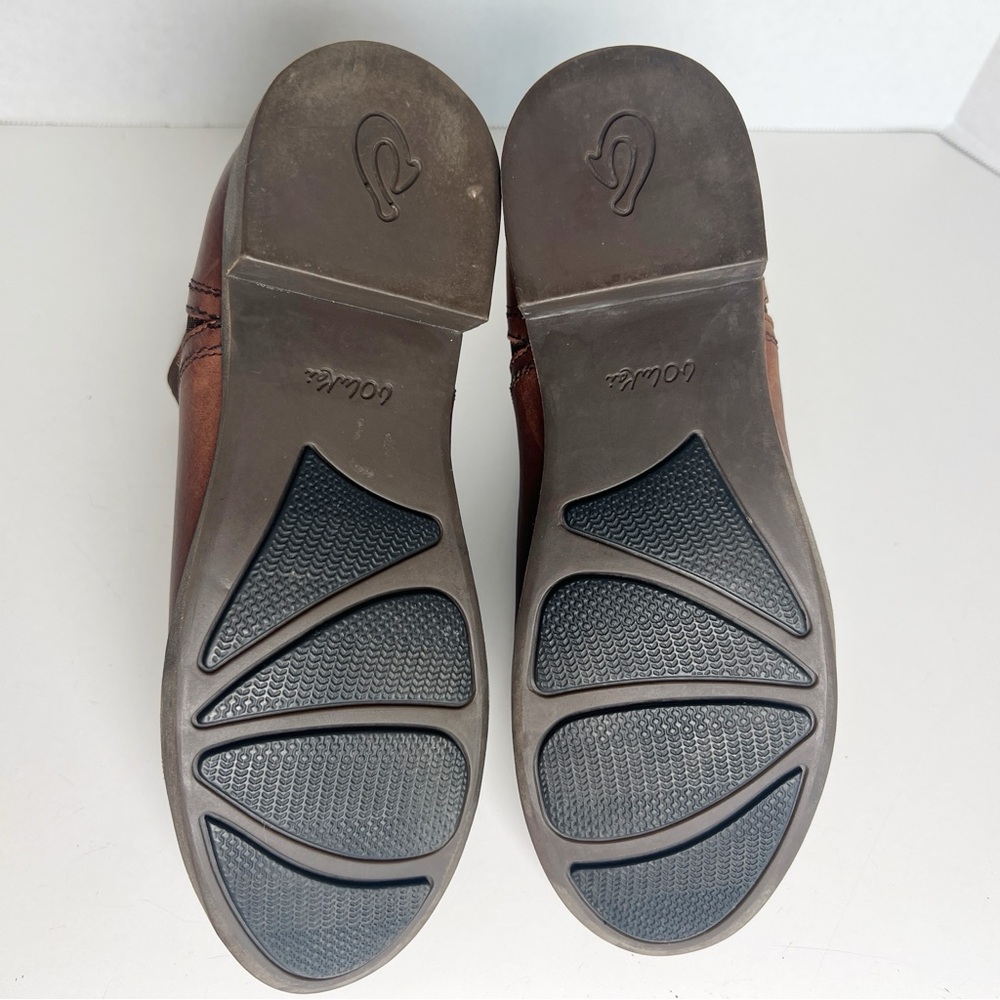 •OLUKAI•‎ Kualona Round Toe Pull On Ankle Boot in Friar Brown Leather Size 6.5 - Picture 12 of 12